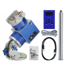 JUWEI-17 Harmonic Equatorial Mount (Blue Silver with Narrow Dovetail Groove) + Wired Hand Controller