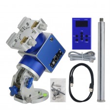 JUWEI-17 Harmonic Equatorial Mount (Blue Silver with Wide Dovetail Groove) + Wired Hand Controller