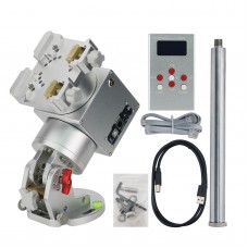 JUWEI-17 Harmonic Equatorial Mount (Silver with Wide Dovetail Groove) + Wired Hand Controller