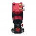 JUWEI-17 Harmonic Equatorial Mount (Red Black with Narrow Dovetail Groove) + Wired Hand Controller