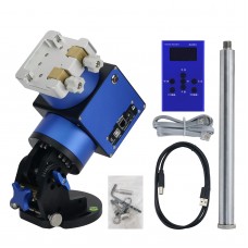 JUWEI-17 Harmonic Equatorial Mount (Blue Black with Narrow Dovetail Groove) + Wired Hand Controller