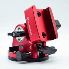 AKTUHRASHID Latitude EQ Base Equatorial Mount Accessory (Red Base + Dovetail Groove) w/ 20kg Payload