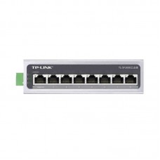 TP-LINK Switch TL-SF1008 8 Port Switch 100M Industrial Grade Ethernet Switch for Wall Mounting Rail