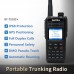 Belfone BFDX BF-TD930 5W PTT Walkie Talkie VHF UHF DMR Radio with Single Frequency Repeater IP68