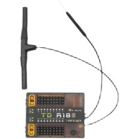 FrSky TD R18 2.4G/900MHz Dual Frequency Receiver Low Latency 18CH PWM/SBUS/FBUS/S.Port Channel for FPV Racing Drone