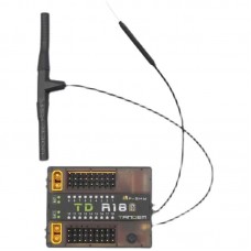 FrSky TD R18 2.4G/900MHz Dual Frequency Receiver Low Latency 18CH PWM/SBUS/FBUS/S.Port Channel for FPV Racing Drone