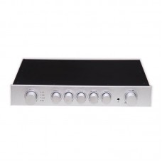 Silvery Panel Version E200 Preamplifier HiFi Fully Balanced Amplifier without Bluetooth Support Treble/Bass Adjustment