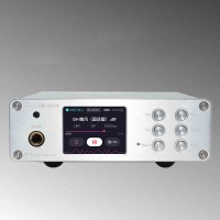 Semibreve Silvery NP10 Audio Decoder Headphone Amplifier 2-IN-1 2xES9038Q2M Bluetooth5.4 for QCC3084 with Built-in USB Sub Card