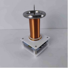 Golden Version YSKJ-13 PLLSSTC Tesla Coil Plasma Speaker Bluetooth Audio Speaker with 30mm Arc Spark