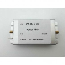 1M-1GHz 2W RF Power Amp 1M-1000MHz Broadband Rf Amplifier Suitable for HF FM VHF UHF Transmitters