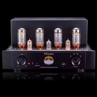 Willsenton R200 32W+32W Vacuum Tube Amplifier Bluetooth Vacuum Tube Amp (Black) w/ 5881 Vacuum Tubes