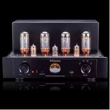 Willsenton R200 32W+32W Vacuum Tube Amplifier Bluetooth Vacuum Tube Amp (Black) w/ 5881 Vacuum Tubes