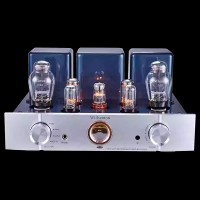 Willsenton R300 Plus 8W+8W Vacuum Tube Amp 300B Single-Ended Class A Integrated Amplifier (Silver)