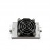 400MHz-450MHz 10W RF Power Amplifier RF Power Amp with 48dB Gain Heat Sink and Cooling Fan