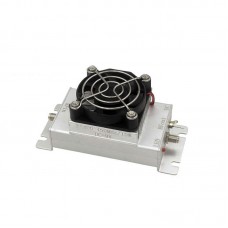 400MHz-450MHz 10W RF Power Amplifier RF Power Amp with 48dB Gain Heat Sink and Cooling Fan