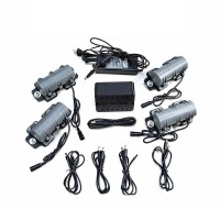 Elite Drive Vibration Motor Kit Frame Vibration Set (4-Way Controller + 4pcs 3650 Vibration Motors)