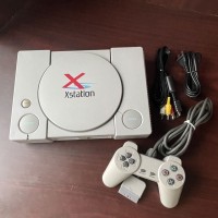 Secondhand for PS1 Game Console + XStation Module + 128G SD Card with Installed Retro Games