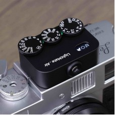 Metal Black LightMate AirPro High Precision Film Camera Light Meter 3 Dials 35° Wide-angle Reflective Exposure Meter