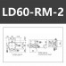 LD60-RM-2 XYZ Axis Three-dimensional Trimming Platform High Precision Manual Sliding Table Horizontal Lifting