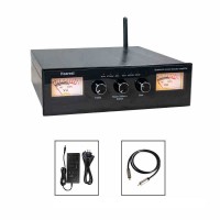 Heareal G4 Bluetooth Power Amplifier HiFi Stereo Double VU Meter Amplifier with Power Adapter and Coaxial Cable