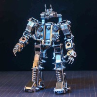 Cyberpunk Style Time Machine Toy Mecha Boys Gift (DIY Kit without Watch) for Birthday & Christmas