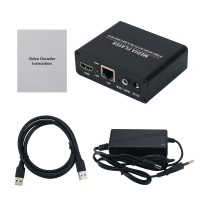 4K 30FPS Network Camera Video Decoder H.265/H.264 HDMI-compatible USB Decoder for Live Streaming