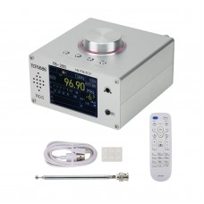 TEF6686 DIY Desktop Digital Radio Opensource Full Band Receiver DSP RDS AM FM Radio with Atmosphere Light