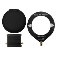 Donut WB Antenna FM Wideband Receiving Antenna with Transimpedance Amplifier for Quansheng UV-K5/K6 Walkie Talkie