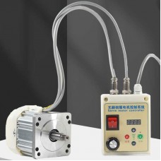 220V 550W 7000RPM Permanent Magnet Brushless Motor (Keyed Shaft) + Servo Motor Controller System