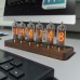 IN16 Black Walnut Glow Tube Clock Retro Steam Punks Nixie Tube Clock Support APP Control for USSR IN-16