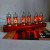 Rosewood Version IN14 Retro Glow Tube Clock Bluetooth Control Nixie Tube Clock Support Brightness Adjustment