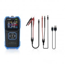 FNIRSI HRM-10 0-200ohm High Precision 18650 Lithium Battery Internal Resistance Tester with Testing Probe and Battery Holder