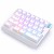 ZUOYA White HE30 Magnetic Switch Mechanical Keyboard Fast Trigger with RGB Backlight Support for WIN/MAC