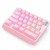 ZUOYA Pink HE30 Magnetic Switch Mechanical Keyboard Fast Trigger with RGB Backlight Support for WIN/MAC