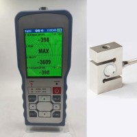 XSB9 Handheld Force Gauge Digital Force Gauge w/ 3.2" Color LCD + S-type Load Cell Sensor (200KG)