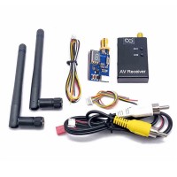 EWRF TS5823Pro 5.8G 40CH 600mW Wireless Video Transmitter + 708R AV Receiver (with AV Cables)