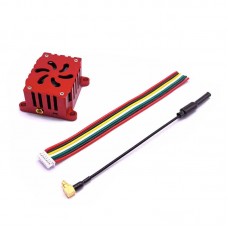 1.6W 5.8G FPV VTX Transmitter Video Transmitter (with Metal Shell + Fan) Supports 200/500/800/1600mW