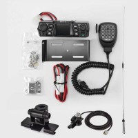 QYT-780 Plus 70W U-band 400-480MHz Vehicle Radio Transceiver 50KM with Mounting Bracket + 5M Cable + Antenna