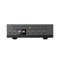 Black CR60 CD Player with 1.14-inch Color Screen Support Digital Transport and Ripping for PC/USB Drivers