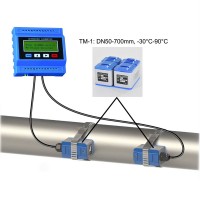 TUF-2000M-TM-1 Standard Modular Ultrasonic Liquid Flow Meter -30℃~90℃ with DN50-700mm Caliber Transducer