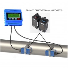 TUF-2000M-TL-1-HT High-temperature Modular Ultrasonic Liquid Flow Meter -30℃~160℃ with DN300-6000mm Caliber Transducer