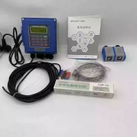 TUF-2000B Wall-mounted Ultrasonic Liquid Flow Meter with Clamp-type TS-2 Transducer DN15-100mm Caliber