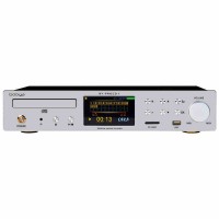 Silvery BY-PROCD1 HiFi CD Player Digital Broadcast 2xAK4493SEQ DAC Decoder with 4.6-inch Color Screen 220V