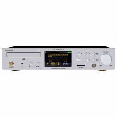 Silvery BY-PROCD1 HiFi CD Player Digital Broadcast 2xAK4493SEQ DAC Decoder with 4.6-inch Color Screen 220V