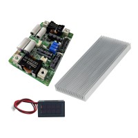 DC Automatic Buck-Boost Power Supply Module with Heat Dissipation Sheet and Display Module 50A/65V