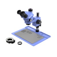 MJ-7050PRO 7-50X Continuous Zoom Trinocular Stereo Microscope for Mobile Phone Repair and Maintenance