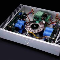 Transaudio G5 120W x 2 Power Amplifier (110V BC Capacitor Version Silver) w/ Circuit for Goldmund 29