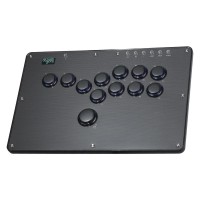 U12 12-Button Arcade Stick All Button Arcade Controller w/ Transparent Bottom Plate for Hitbox NS PC