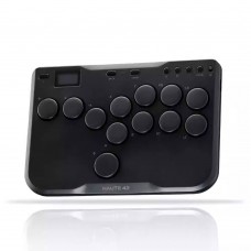 Haute42 P12 12-Button Mini Arcade Stick All Button Arcade Controller Made of ABS & for SOCD Mode