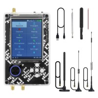 HamGeek HackRF One R10 V2.0.x + PortaPack H2M + Plastic Shell Assembled + 5 Antennas + USB Cable